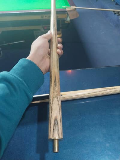 BLACK WOOD CUE HANDE MADE MALTIWOOL LOWER 9.5MM