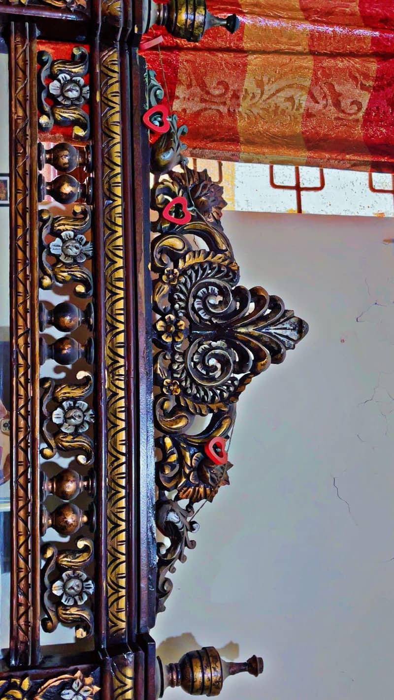 chinioti Bed Set || Pure Solid wood 4