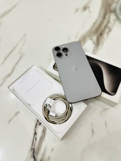 Iphone 15 pro max 256gb Sim Time Available