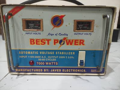 Stablizer for Sale (7000 Watts) Brand New Condition