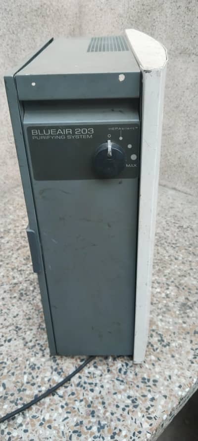 blue air purifier 203