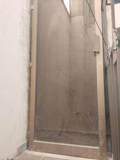 Aluminium Door with glass and lock