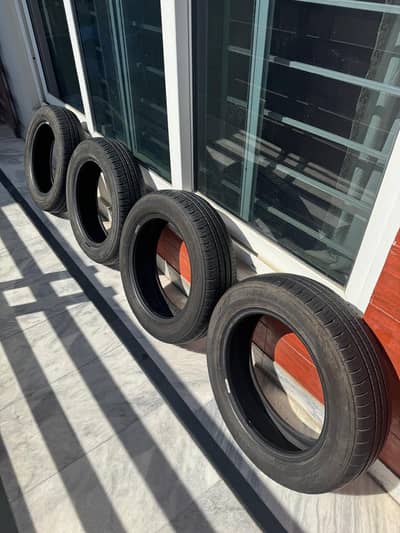 4x Dunlop Tyres 155/65 R14 (2023) – Only 8,000 KM UsedSelling 4 origin