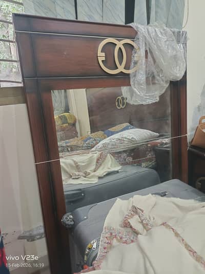 Whatsapp only brand new dressing wooden mirror stylesh