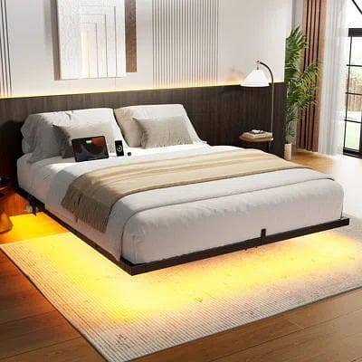 custom made floating bed
