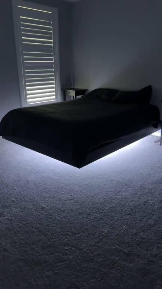 custom made floating bed 9