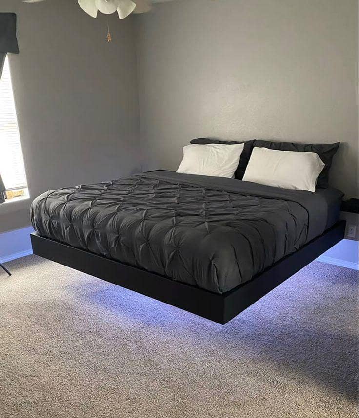 custom made floating bed 12