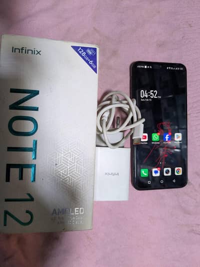 Infinix note 12 6/128 Read Add all ok