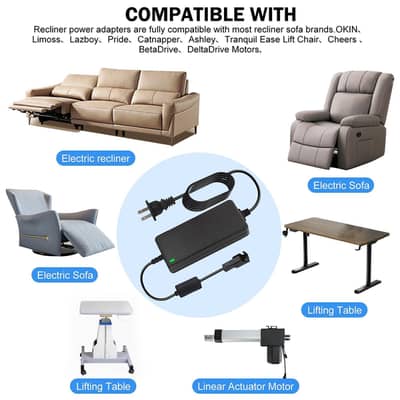recliner all parts 29 v power supply