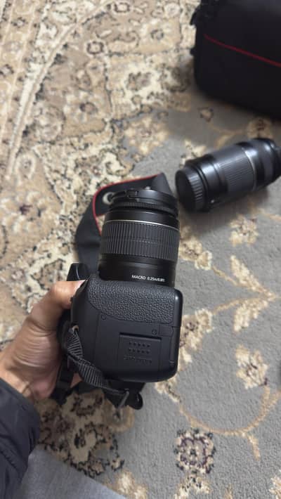 canon 700d with lens