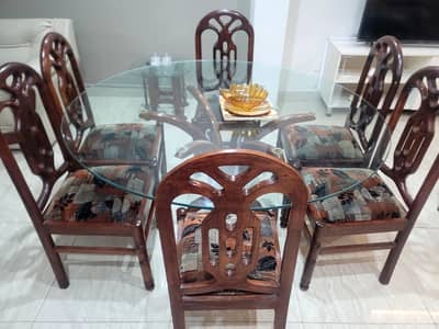 Dining table with chairs