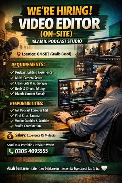 Video Editor & Graphic Designer