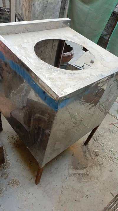 chapatti counter gas fryer chola