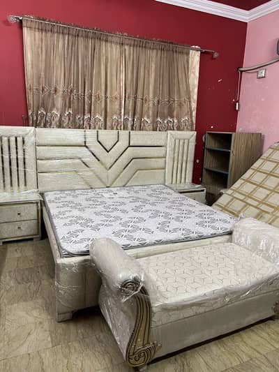 NEW BED AND DRASSING TABLE & DIVAN SOFA