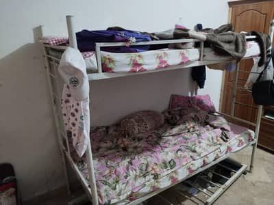 Iron Bunker Bed for 3