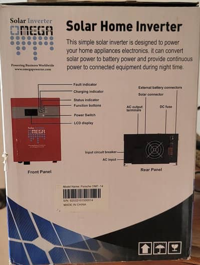 Omega solar inverter only