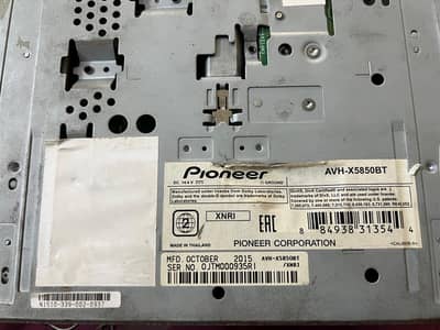 pioneer AVH-X5850BT