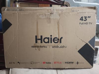 Haier Android LED 43" SIZE K6600 FHD Voice Control