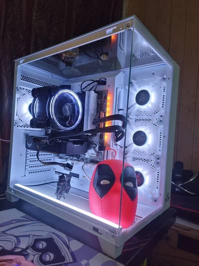 Gaming pc/setup/working pc/ryzen/intel/nvidia/white/computer
