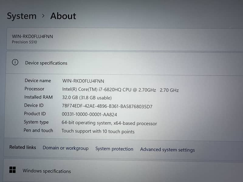 Dell Precision 5510 2