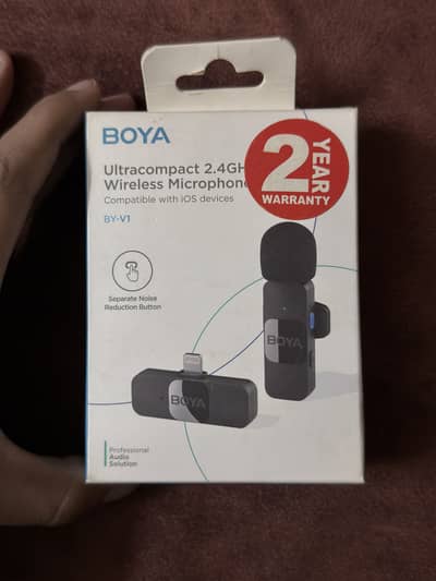 BOYA Ultracompact 2.4GHZ IPHONE MIC