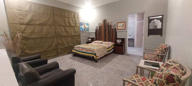 Fully furnished brand new 1 bedroom available for rent in DHA phase 7