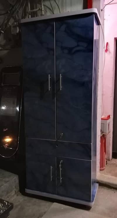 Wooden Side Table And Cupboard