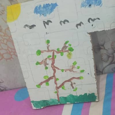 painting on plywood for hanging