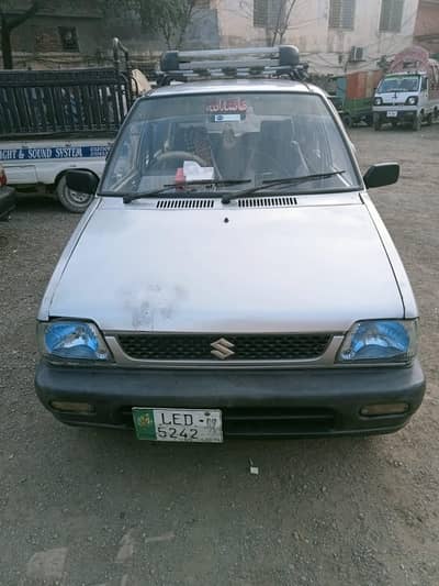 Good condition mehran, 2009 model petrol plus diesel.