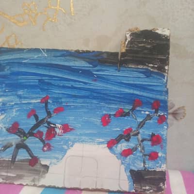 painting on plywood frame