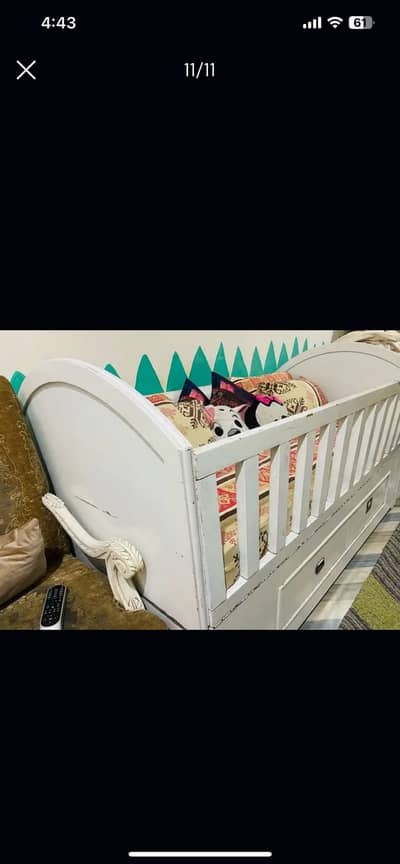 Baby cot cum bed