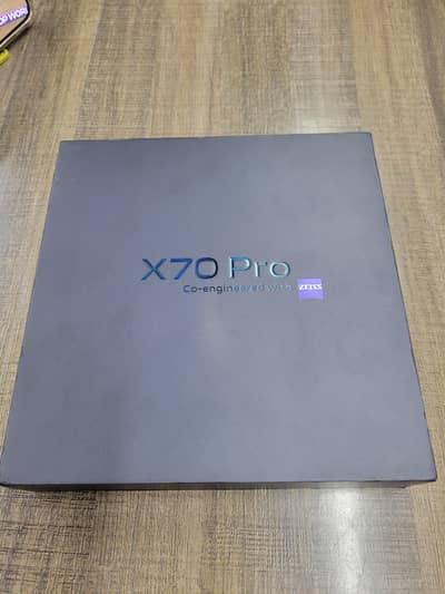 Vivo X70 Pro with box and charger
