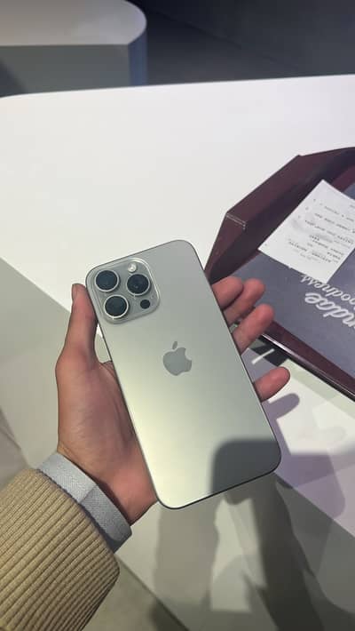 Iphone 15 PRO MaX 256GB DUAL Physical Sim PTA Approved 87BH