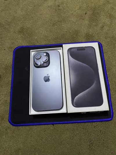 Apple IPhone 15 pro with box condition 10/10