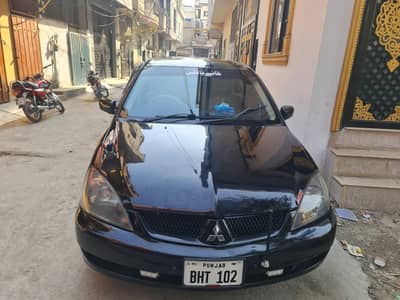 Mitsubishi Lancer Glx 1.3 Japan Import 2006 Black Colour AC heater on