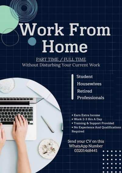 WORK FROM HOME - Flexibile Opportunity