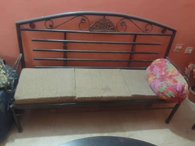 Iron Sofa set in Block color