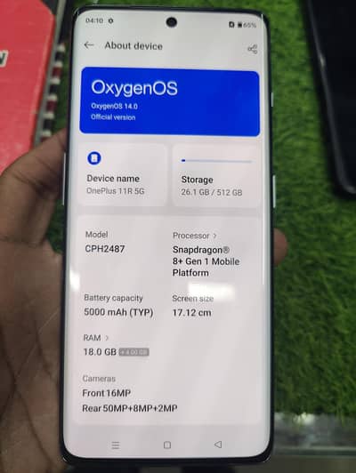 OnePlus Ace2/11R Genshin Edition 18/512 GB