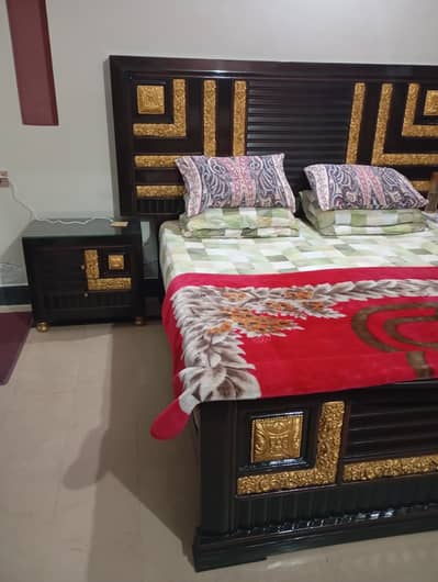 King size slightly used bed