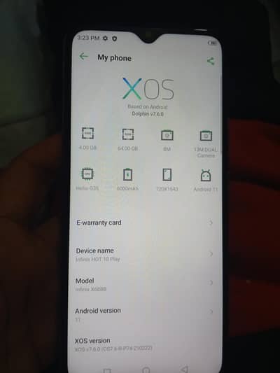 Infinix Hot 10 Play 4/64