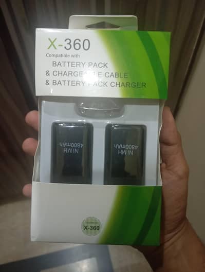 Xbox 360 Battery Pack (2 Pieces) – Good Condition