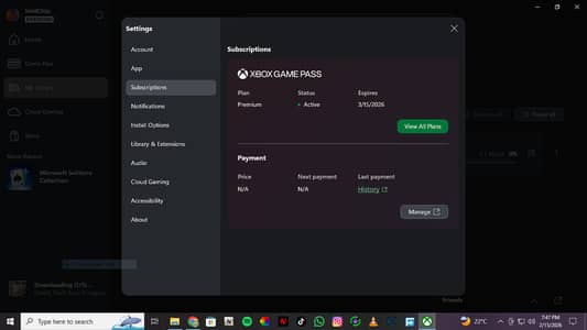Xbox Premuim GamePass