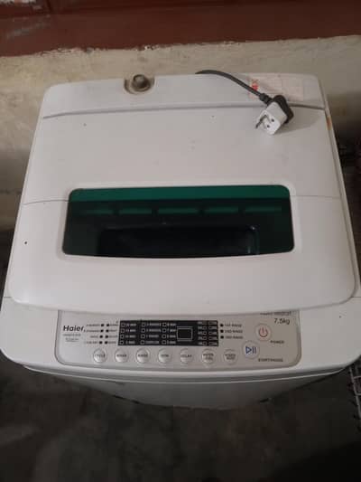 Haier 7.5kg Fully Automatic Washing Machine Working Condition