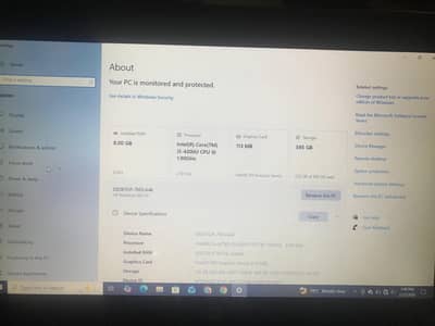 HP laptop For sale 15 4gen good specs 03095229109