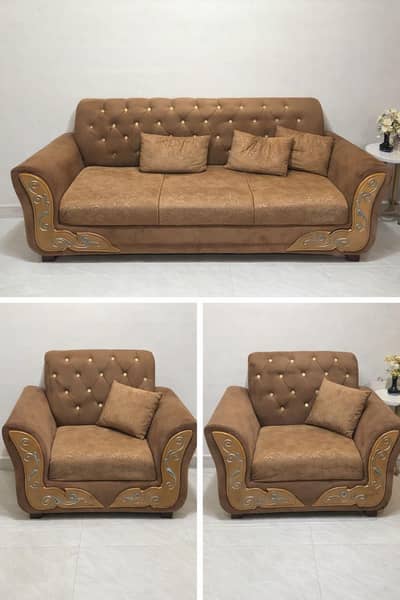 slightly used sofa set 3 1 1 seater