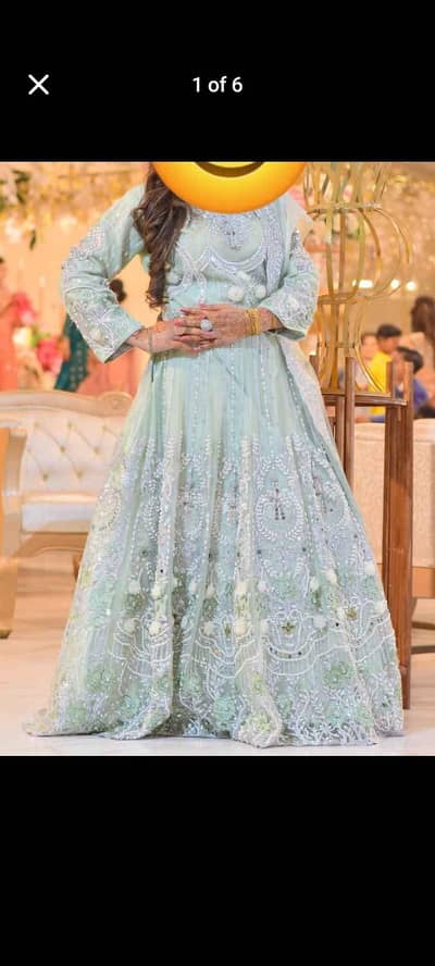 Walima bridal lehenga shoes or jewelry