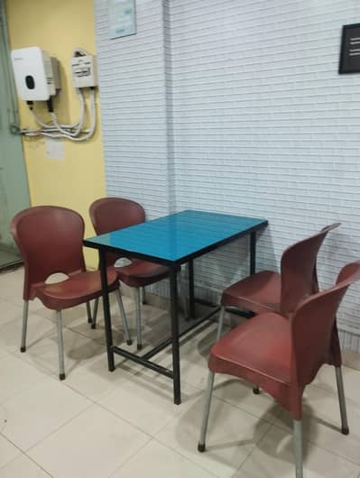 local restaurant chairs and tables 3 set