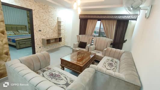 Par Day and short Time One and Two BeD Room appaertment Available for rent Bahria Town Phase 4 and 6 Empire Heights 2 family apartment any time available