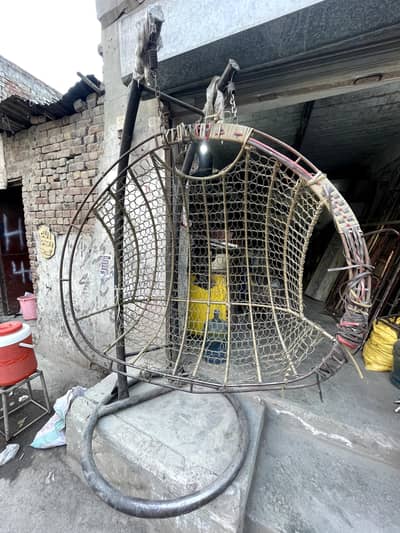 outdoor garden swing