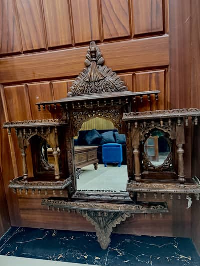 Wooden Jharokha Mirror.